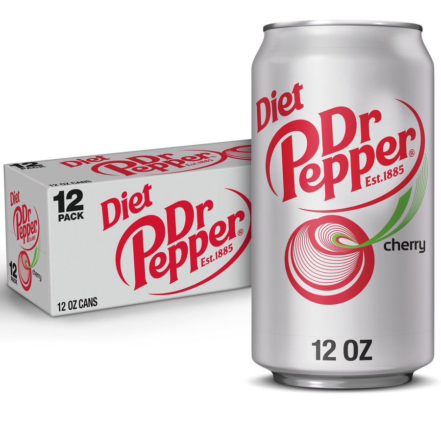 Diet Dr Pepper Cherry Soda - Classic Soda Pour