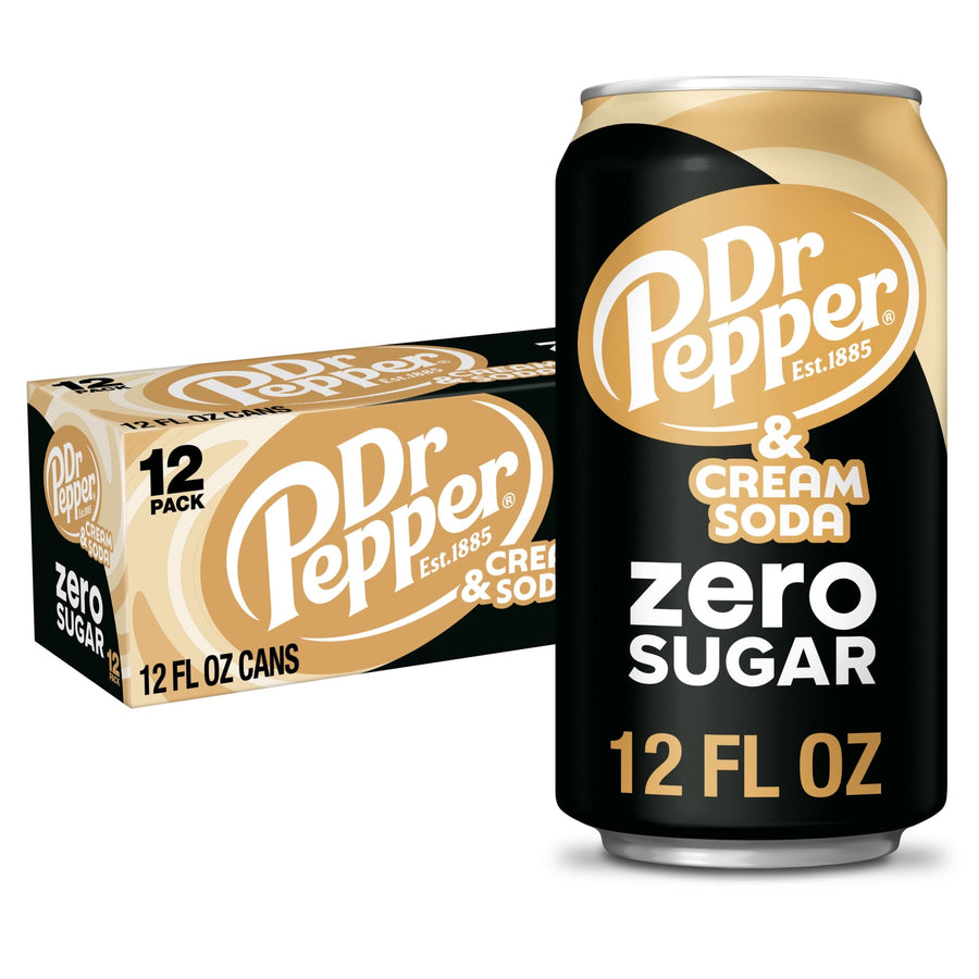 Dr Pepper & Cream Soda Zero Sugar - Lite Sip Flavor